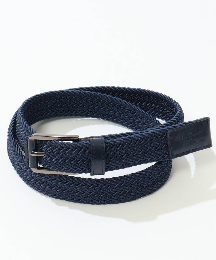 BE エンボスロゴゴムメッシュベルト