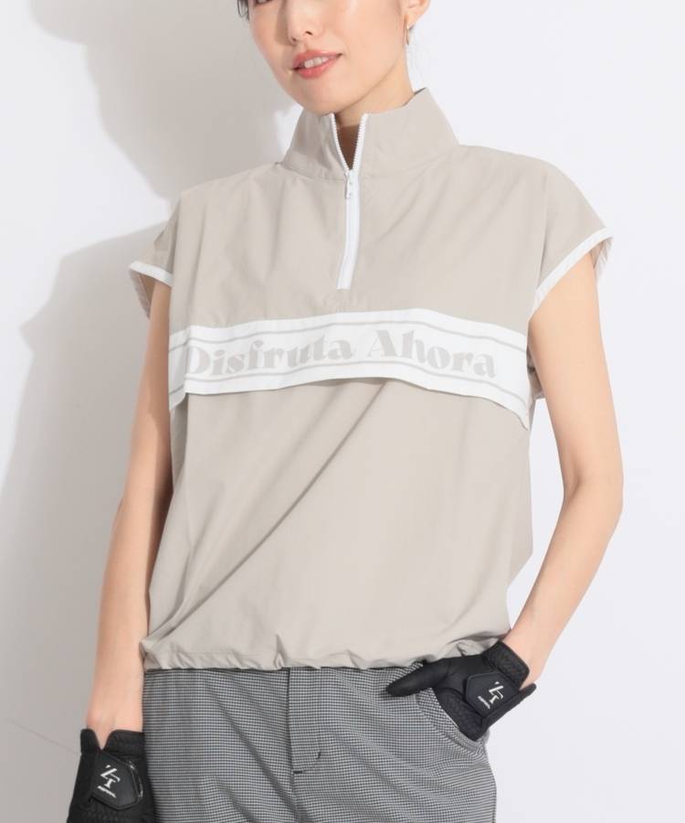 MD バイカラー切替フレンチスリーブプルオーバー