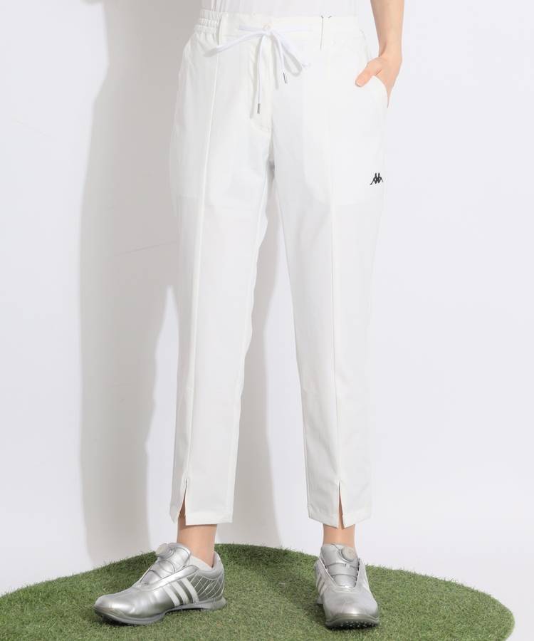 KA 【8WAYストレッチ】センターラインスリットクロップドパンツ