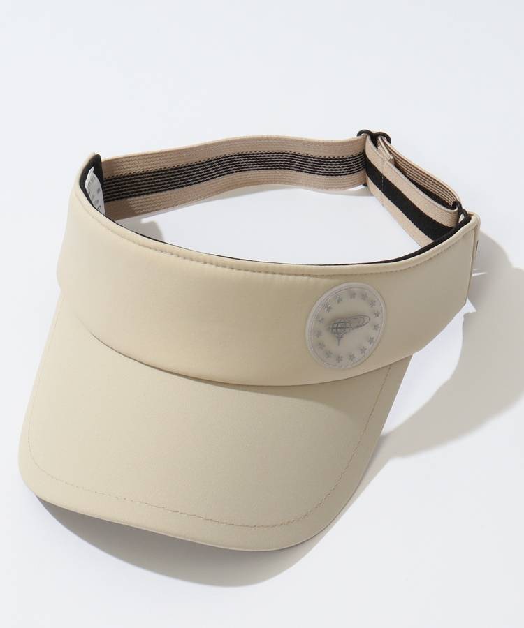 BE サークルロゴワッペンラインベルトサンバイザー