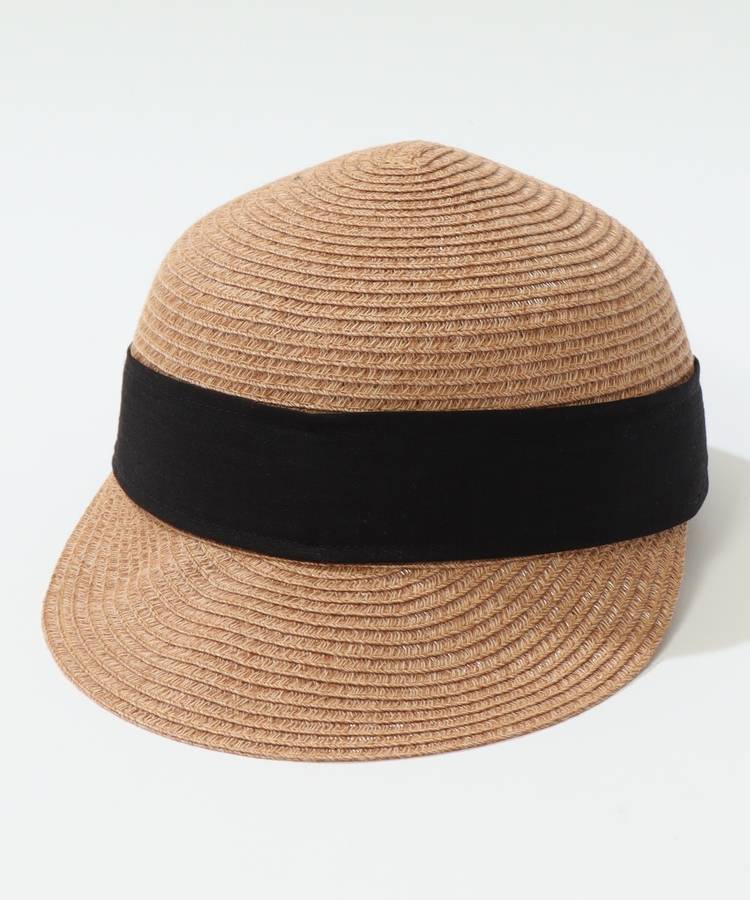 BE 配色リボンジョッキーキャップ