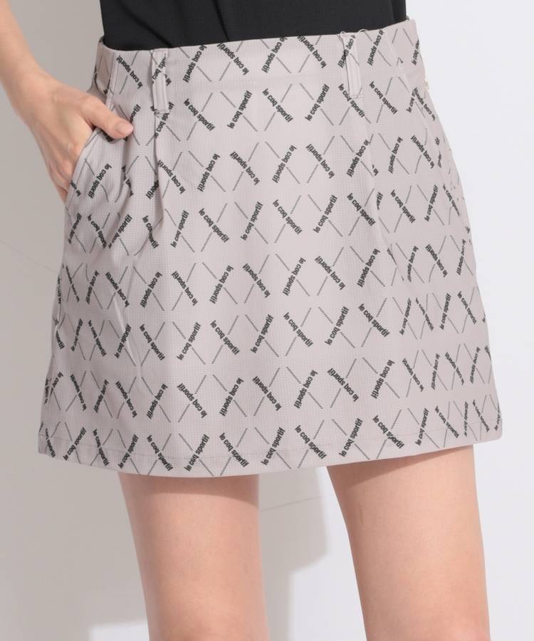 LQ 【吸汗速乾】選べるデザイン総柄タックスカート