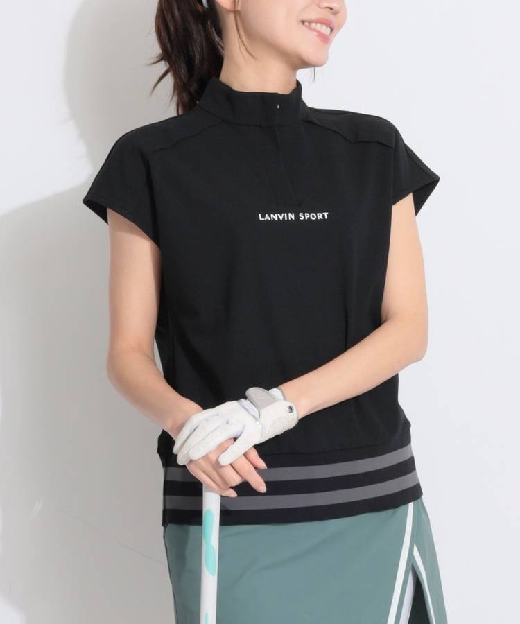 LV 【遮熱UV】フレンチスリーブ裾リブ半袖カットソー