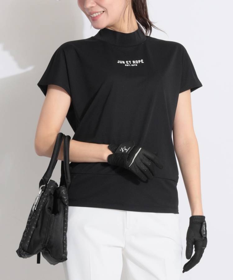JR 【接触冷感】グラフィックプリントフレンチスリーブカットソー