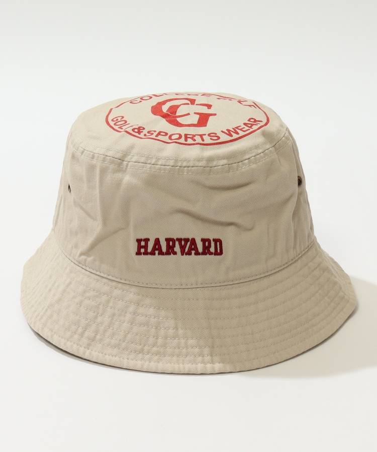 CO 【HARVARD_UNIVERSITY】サークルプリントバケットハット