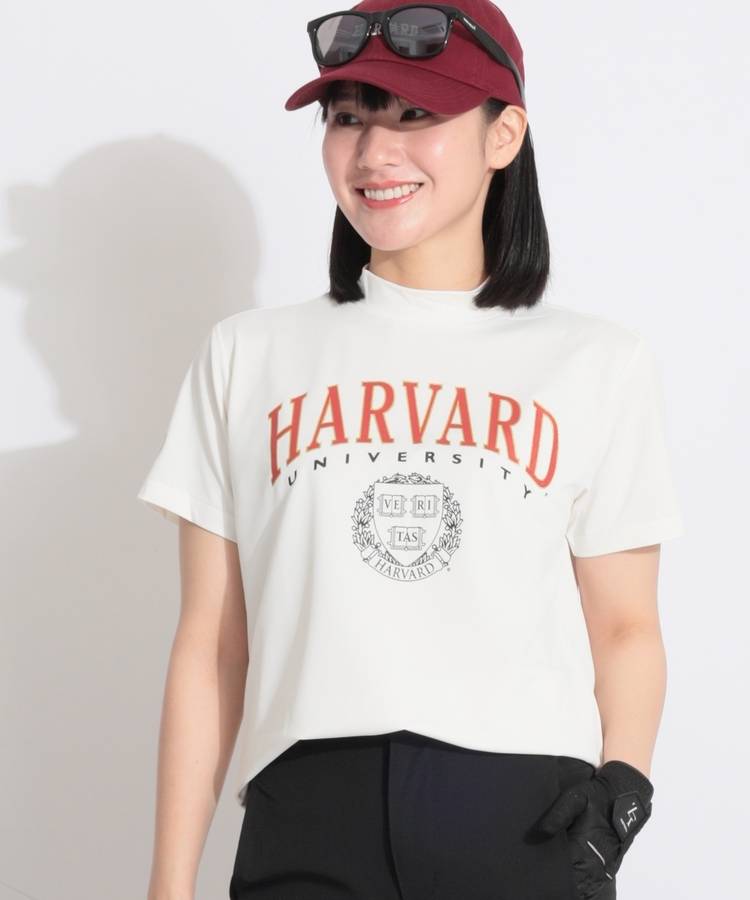 CO 【HARVARD_UNIVERSITY】ビッグプリント半袖カットソー