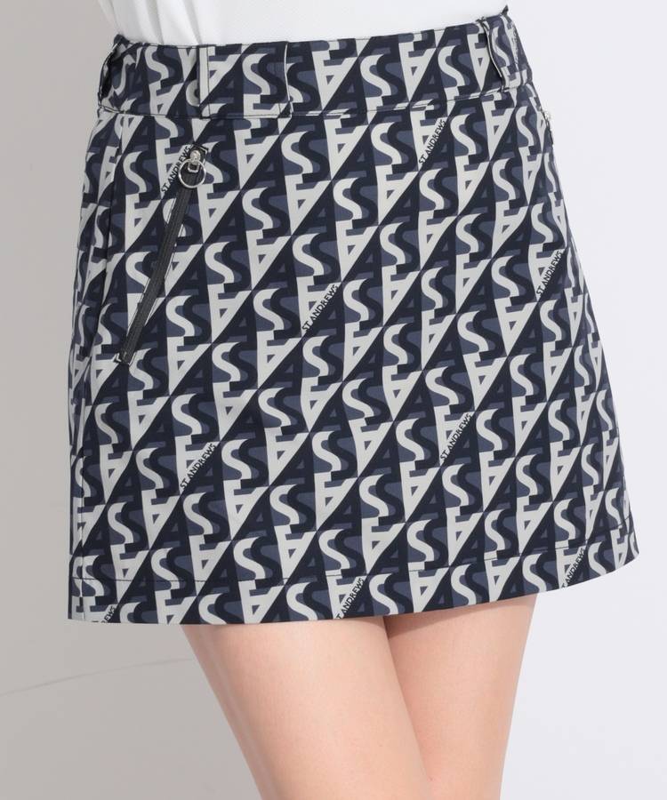 SA 【ストレッチ】SAラインプリントスカート