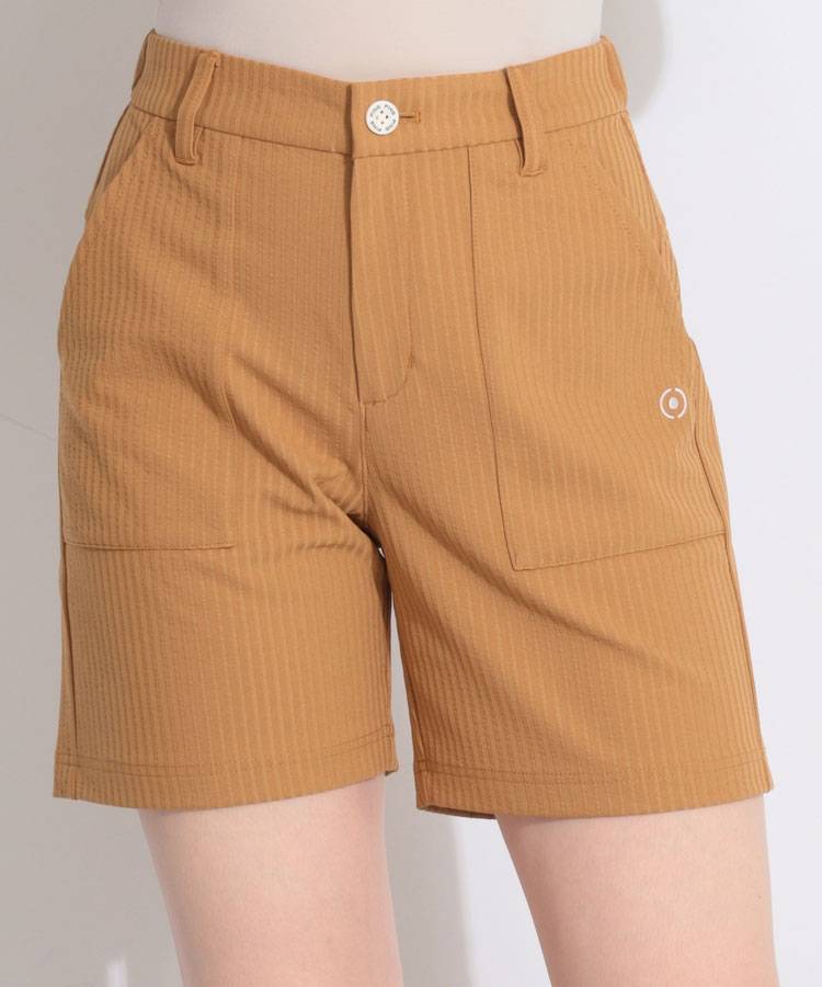 PN 【速乾】ストライプ柄シアサッカーショートパンツ