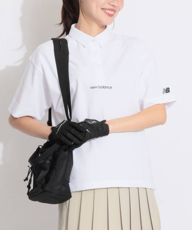 NB 【UPF40+】リラクシーバックプリント半袖ポロシャツ