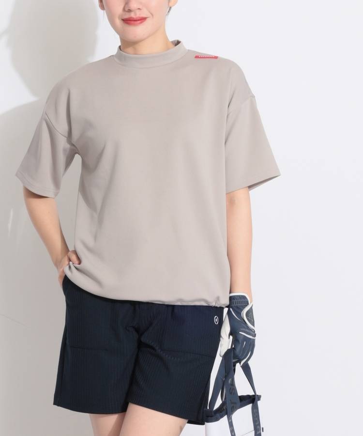 AS 【ストレッチ】裾ドロスト半袖カットソー