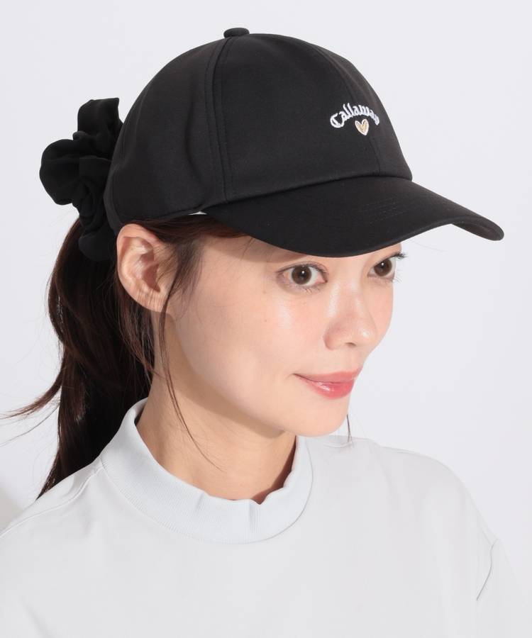 CA 【LOVECallaway】シュシュ付きキャップ