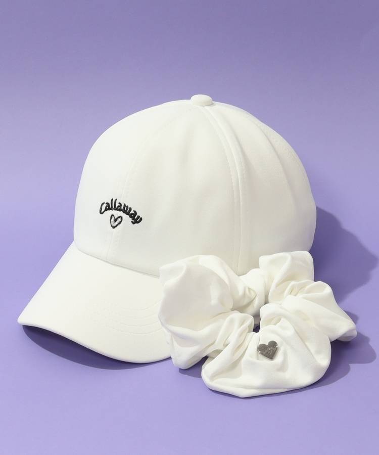 CA 【LOVECallaway】シュシュ付きキャップ
