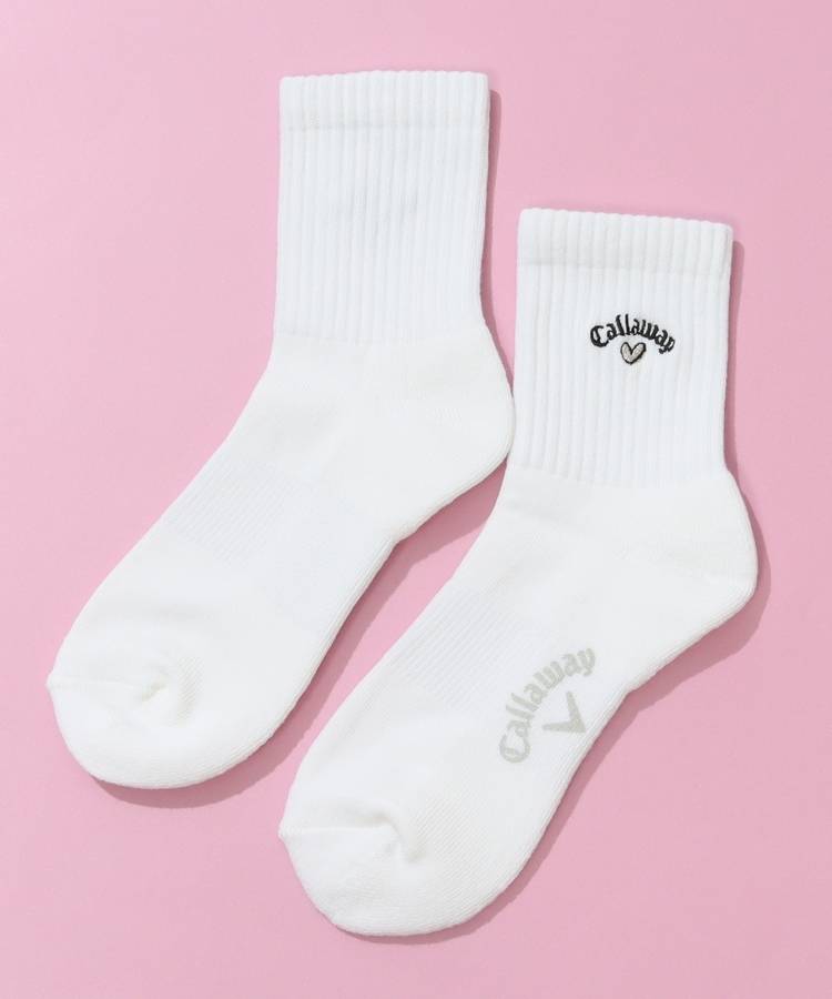 CA 【LOVECallaway】【抗菌防臭】リブショートソックス