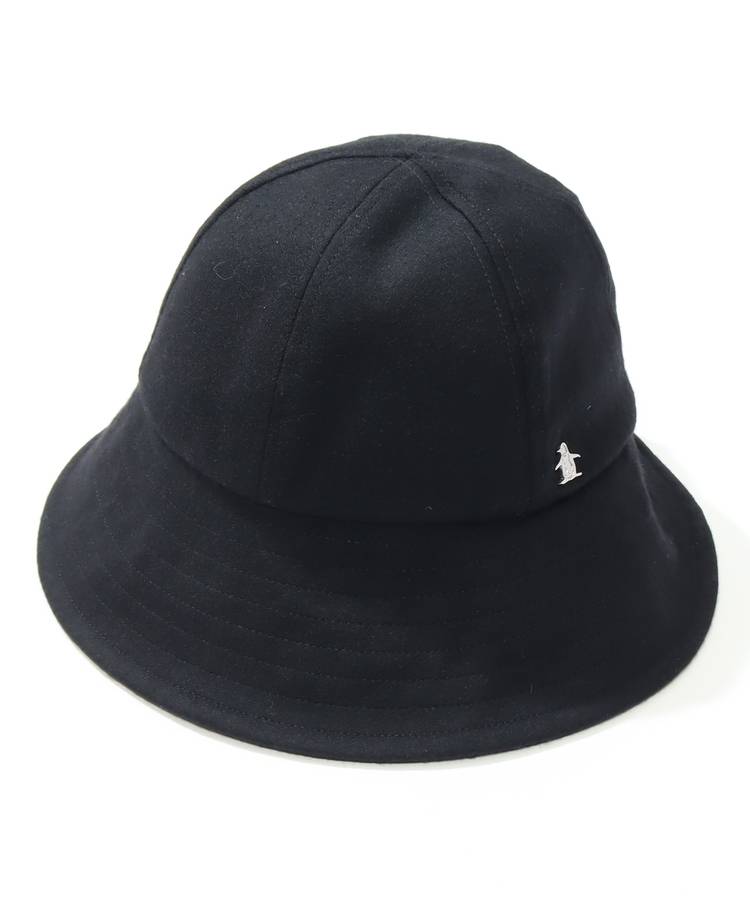 MW バックリボンハット型カシミヤ混ウールキャップ