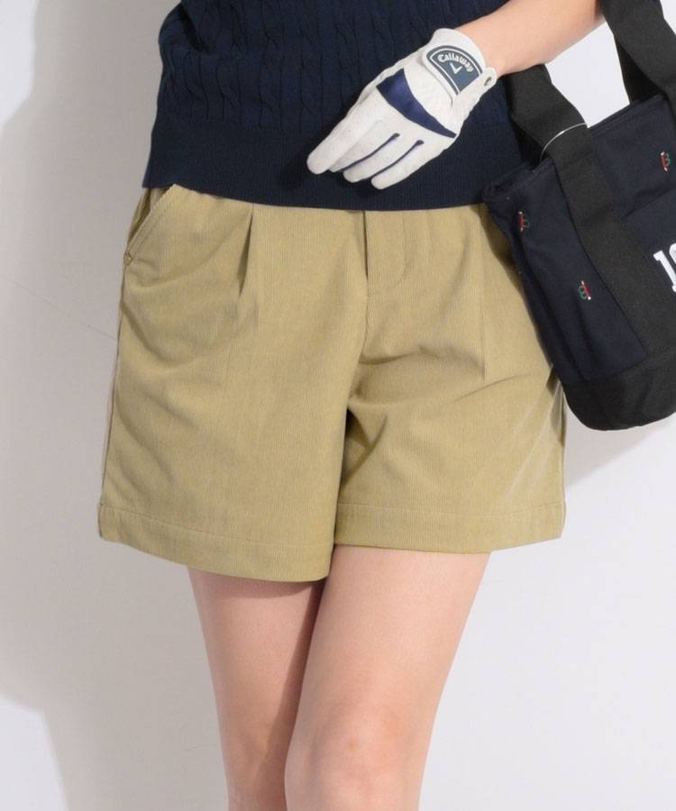 LQ 【UPF50+】コーデュロイタックショートパンツ