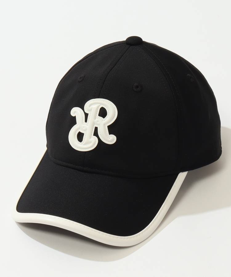 RR フェイクレザーロゴパイピングキャップ