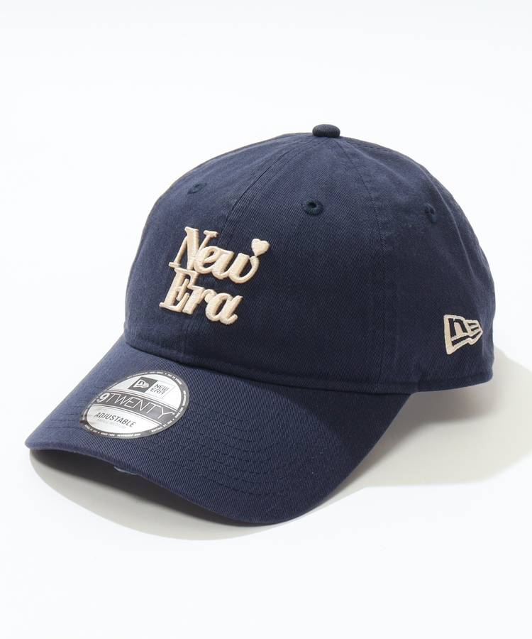 NE NewEra刺繍コットンキャップ(ネイビー)