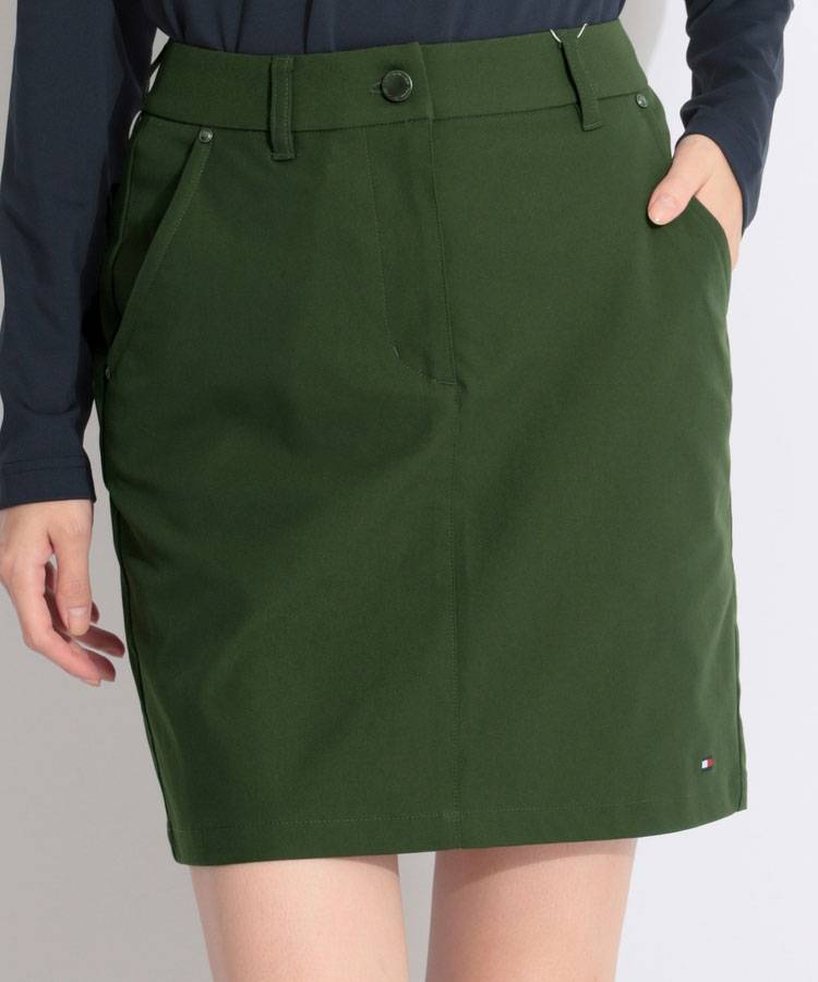 TH 【ストレッチ】トリコラインバックスリットスカート