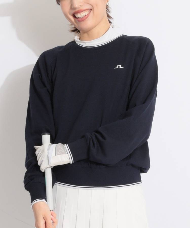 JL 裏地付きクルーネックニット