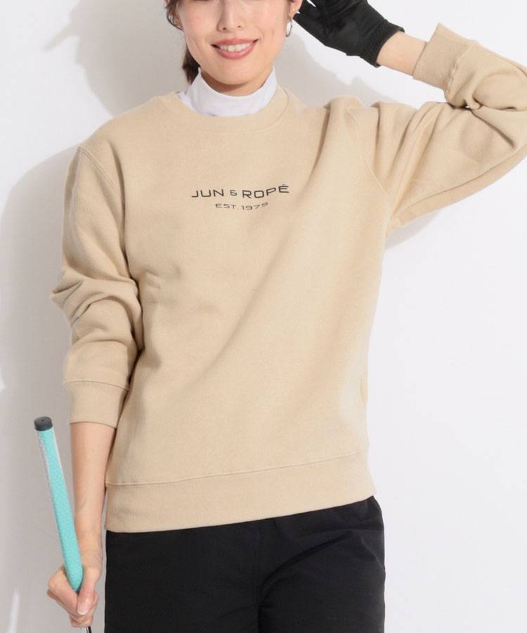 JR 【CURUCURU限定】【ESSENTIAL】裏起毛クルーネックプルオーバー