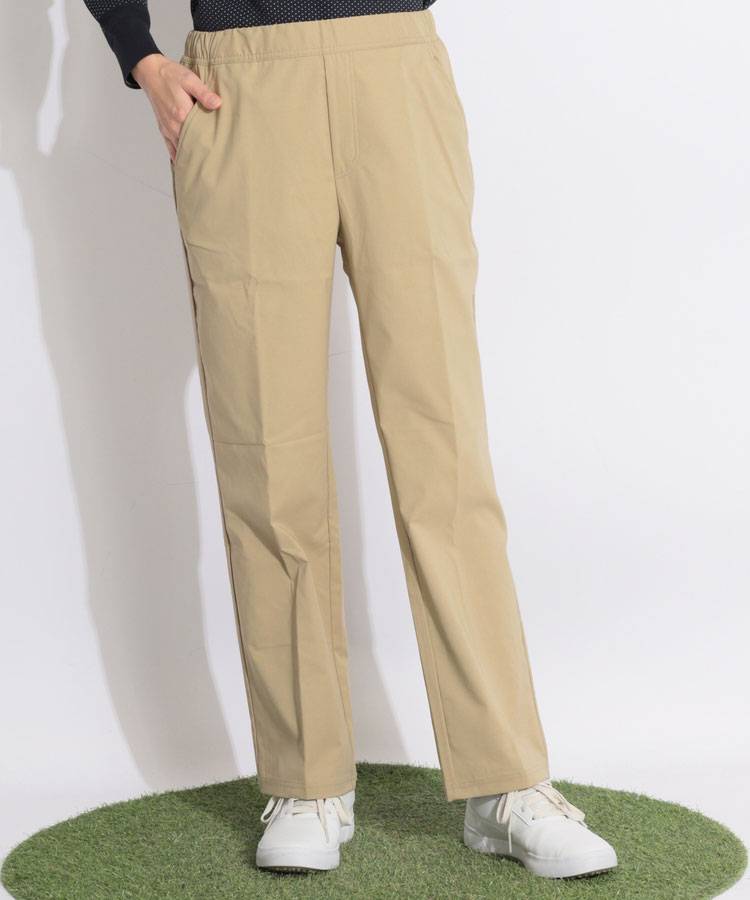 LA 【発熱保温】センタープレスストレートパンツ