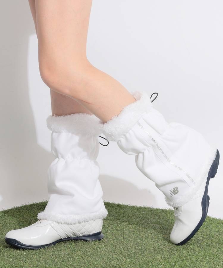 NB 裏ボアロゴラインレッグウォーマー