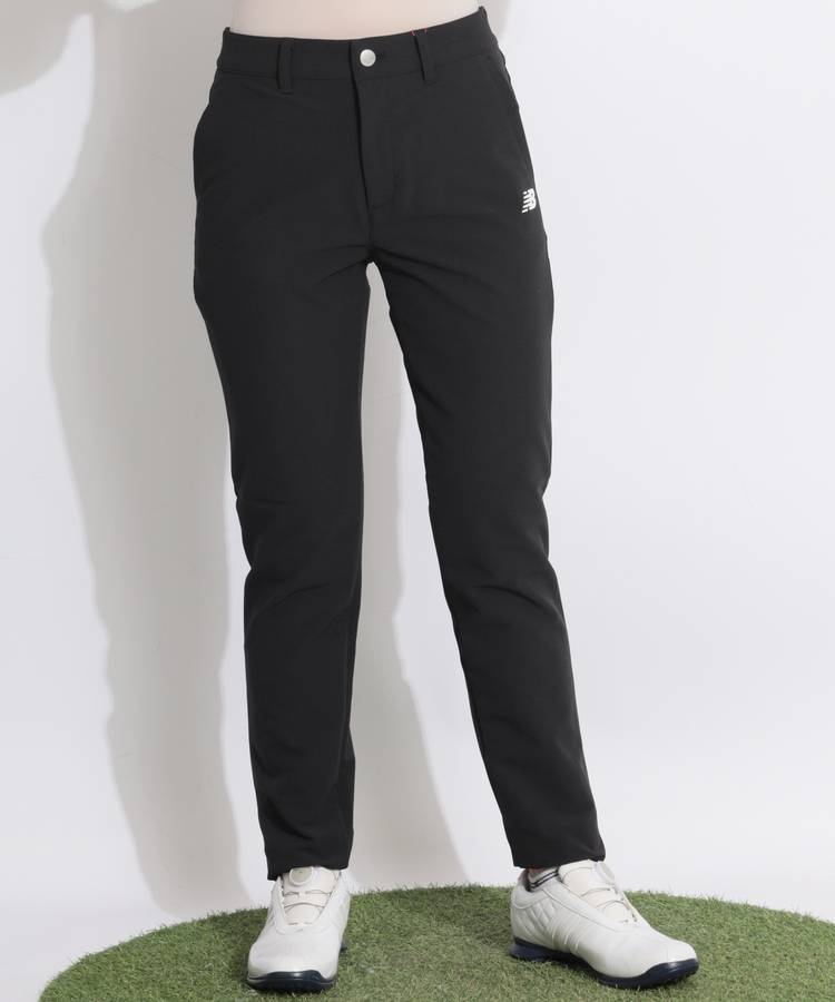 NB バックウエストロゴ裏起毛スリムロングパンツ