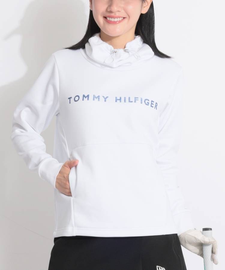 TH くしゅくしゅネック裏起毛ポンチプルオーバー