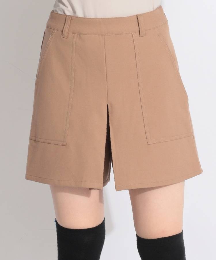 BE 【ストレッチ】ビッグポケットショートパンツ