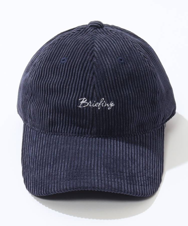 BR ワンポイントロゴ刺繍コーデュロイキャップ