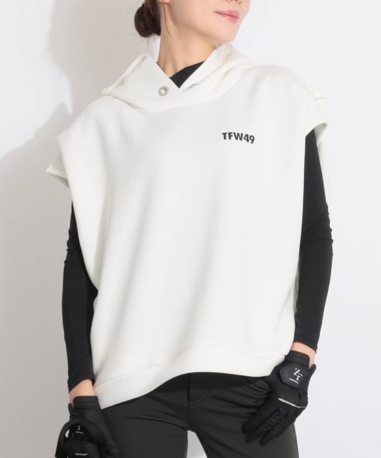 TF オーバーサイズスリーブタックフーディプルオーバー