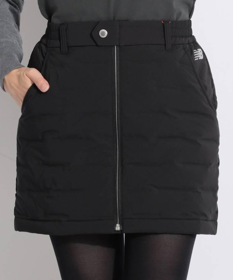NB 【撥水ストレッチ】バックプリント中綿スカート