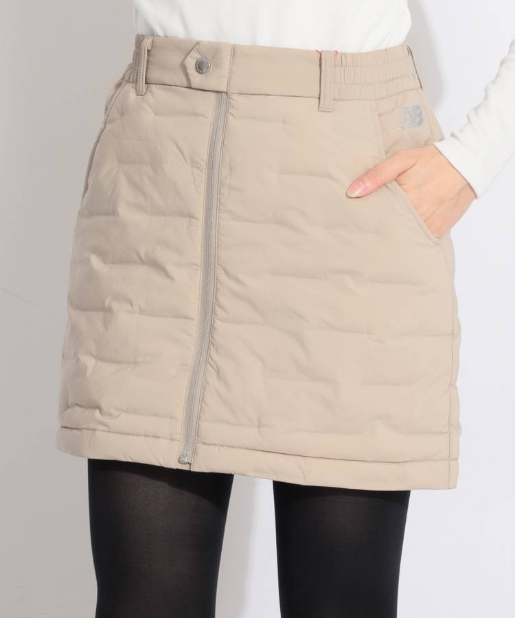 NB 【撥水ストレッチ】バックプリント中綿スカート
