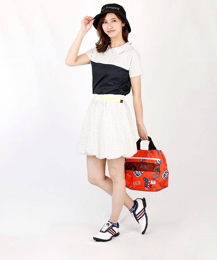 ニューバランスゴルフ NB 【高通気】ベルト付きクラッシュ柄