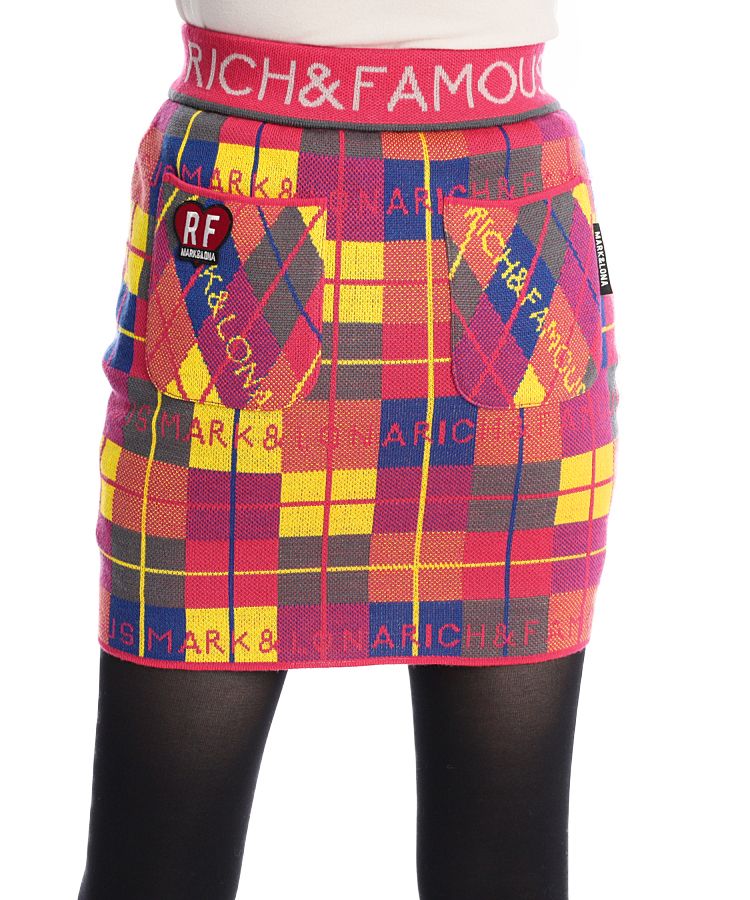 マーク＆ロナ ML 【ワゴンセール】[RICH&FAMOUS]アーガイル柄ニット