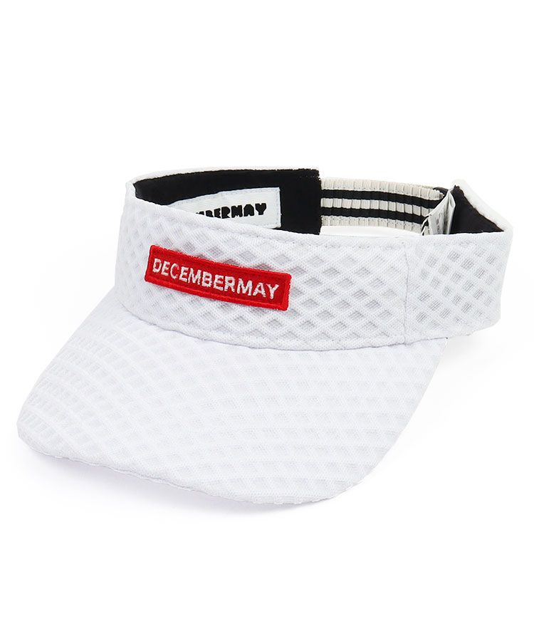DECEMBERMAY サンバイザー ディッセンバーメイ DM ロゴワッペンハニカムメッシュサン