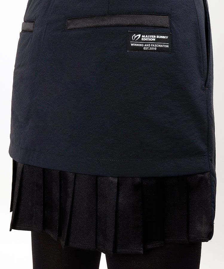 こす♥MASTER BUNNY EDITION プリーツスカート マスターバニー MB バック裾プリーツ中綿混スカート レディース