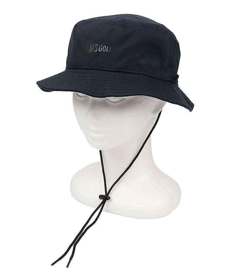 BE 【リバーシブル】顎紐付きナイロンバケットハット