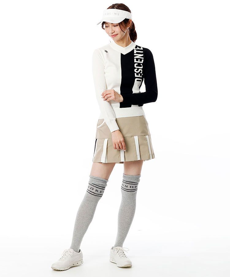 セントアンドリュース SA 【抗菌防臭】ロゴラインフリルニー