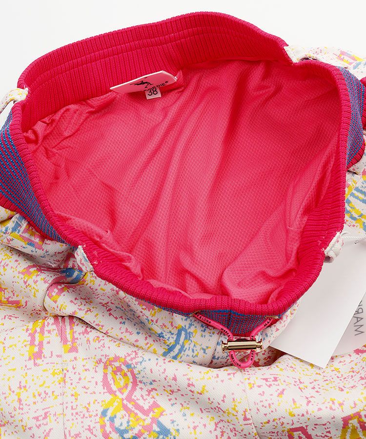 マーク＆ロナ ML 裾ジップ2WAYモザイクロゴスカート レディースゴルフ