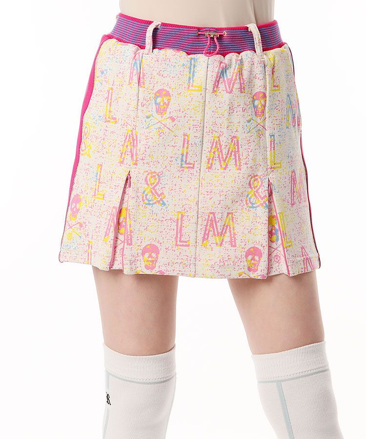 美品MARK AND LONA ラバーロゴ ジップスカート グレー40 美品MARK AND LONA ラバーロゴ ジップスカート グレー40 楽天