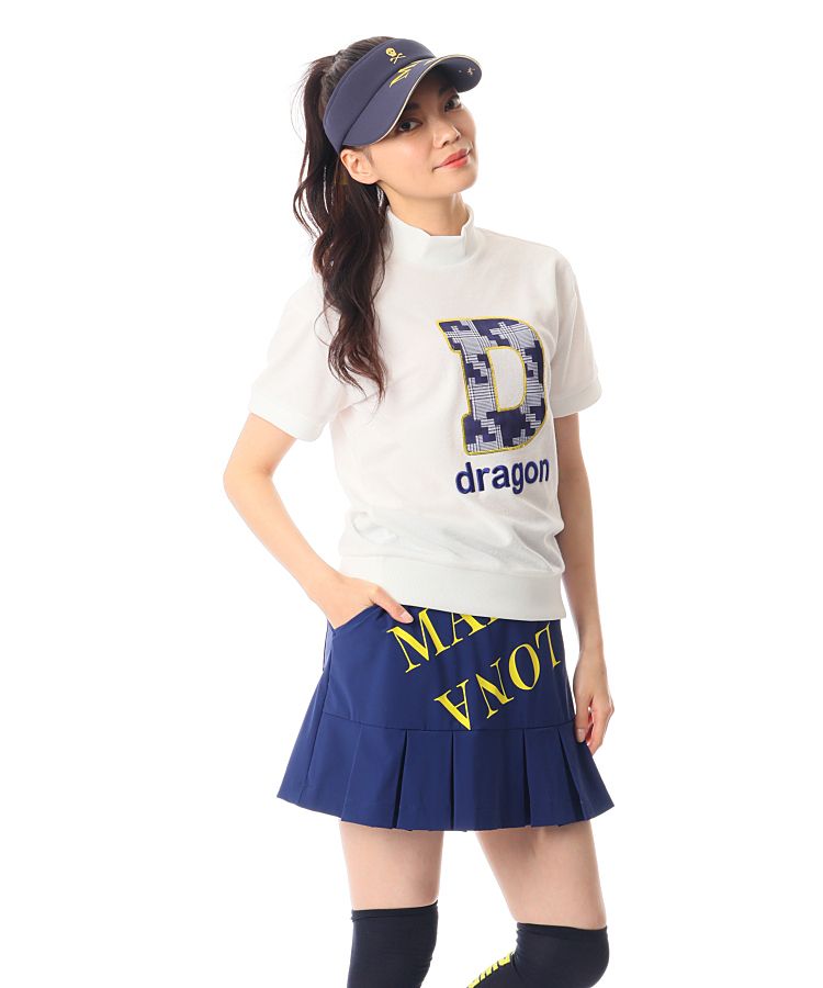 MARK&amp;LONA - 美品！MARK&amp;LONA  プリーツスカート　購入の際はコメントください！ マーク＆ロナ ML 【吸水速乾】フロントロゴプリーツスカート