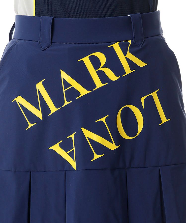 マーク＆ロナ ML 【吸水速乾】フロントロゴプリーツスカート