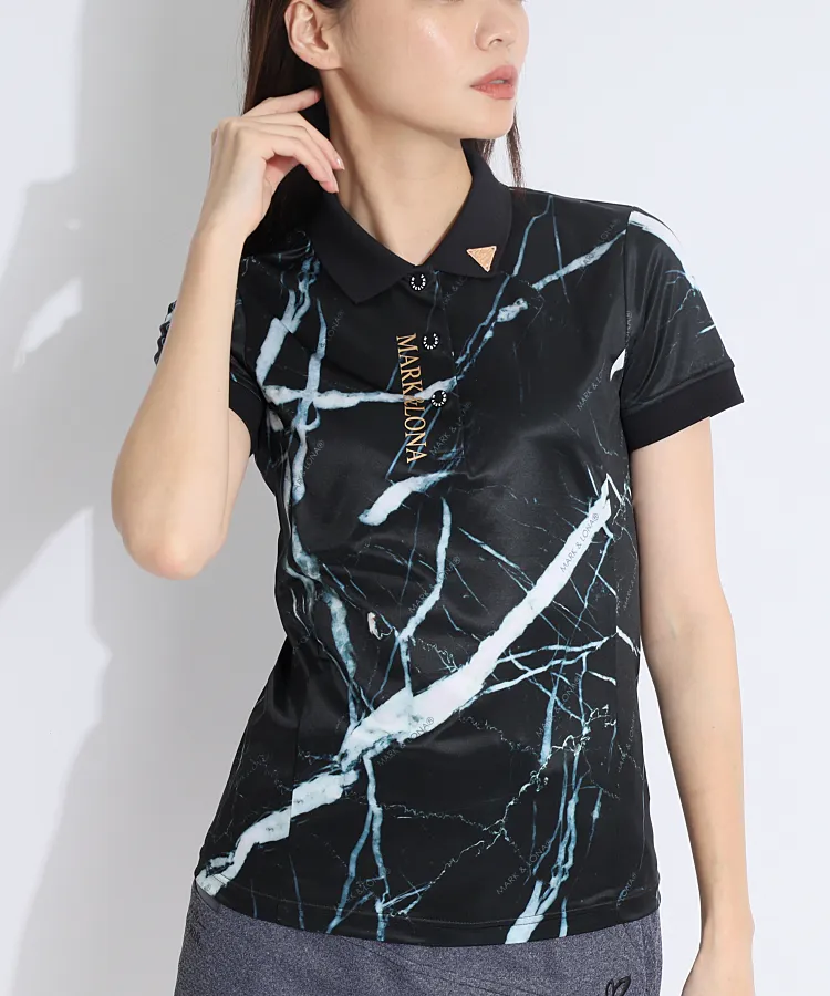 デサントゴルフ DE [LUXE]裾チュール切替スカートパンツ