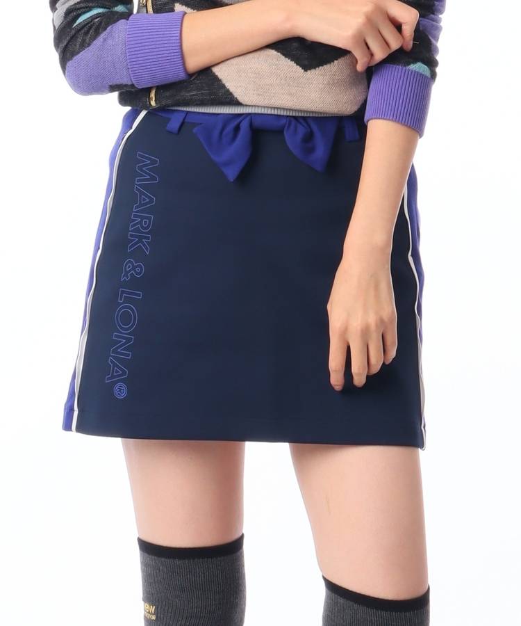 ML リボン付きサイドラインスカート