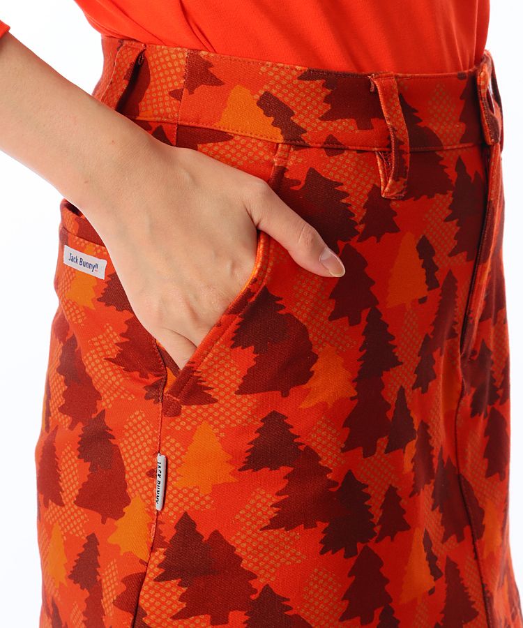 ジャックバニー JB もみの木デザインツイルスカート レディースゴルフ