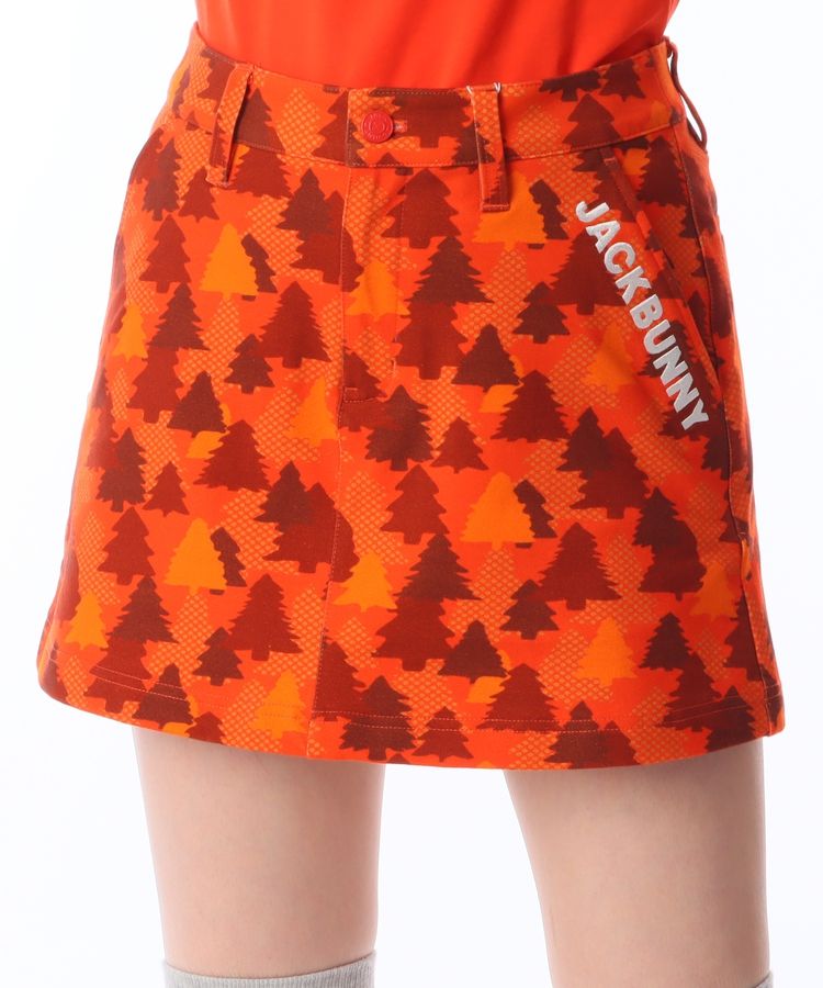 ジャックバニー JB もみの木デザインツイルスカート レディースゴルフ