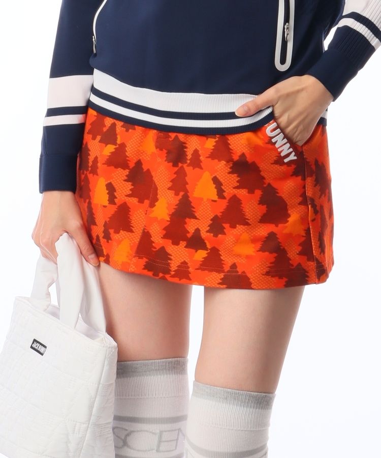 ジャックバニー JB もみの木デザインツイルスカート レディースゴルフ