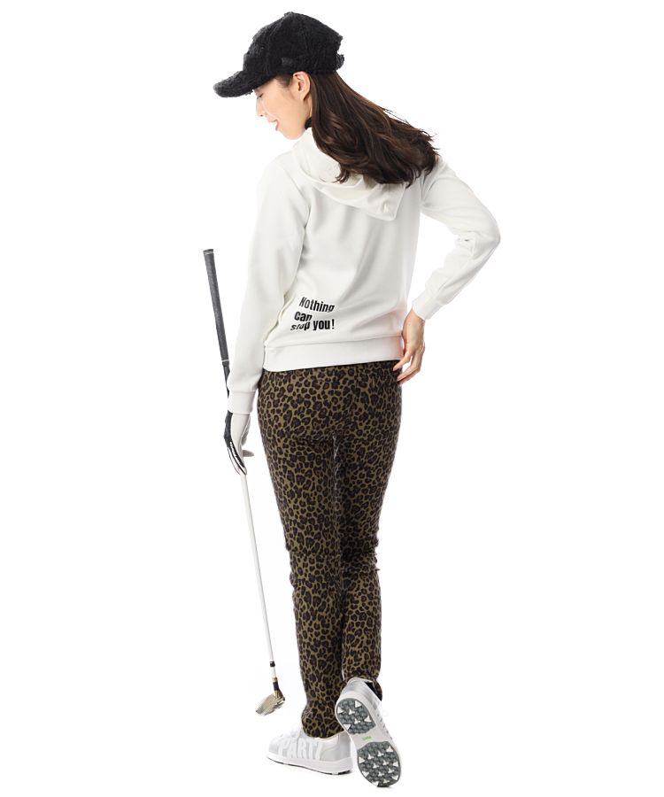 パーリーゲイツ PG パワフルストレッチ変形ダイヤ柄ストレートパンツ