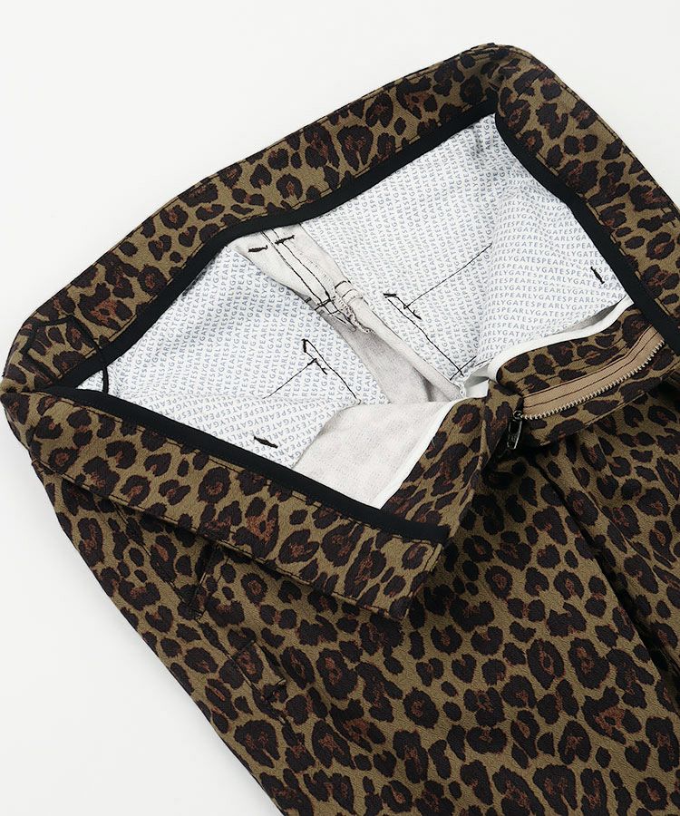 パーリーゲイツ PG パワフルストレッチ変形ダイヤ柄ストレートパンツ